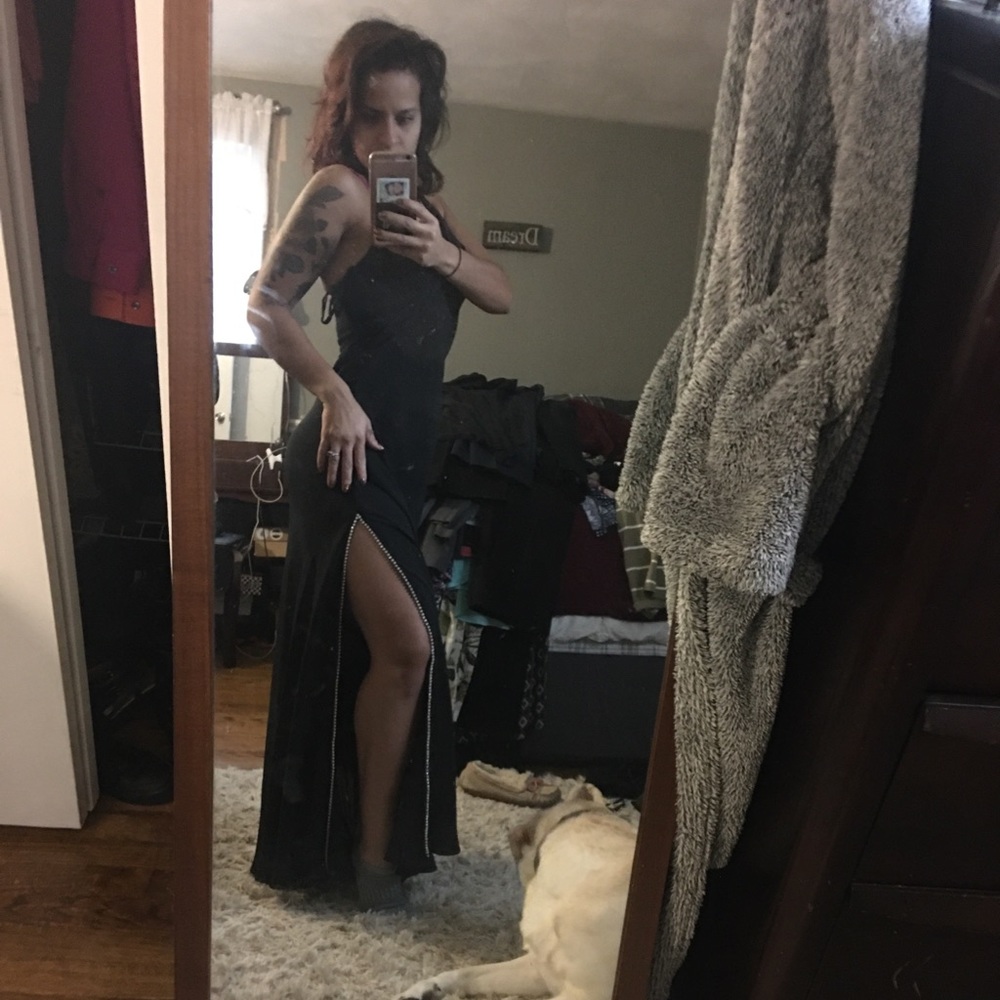 Beautiful Black dress with slit